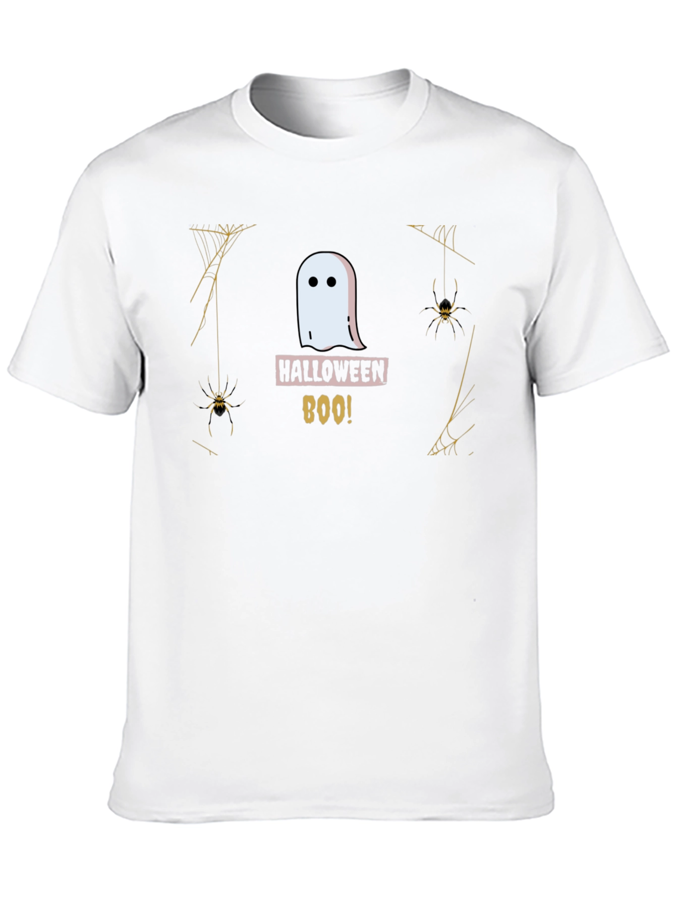 Halloween Ghost Boo! Black T-Shirt