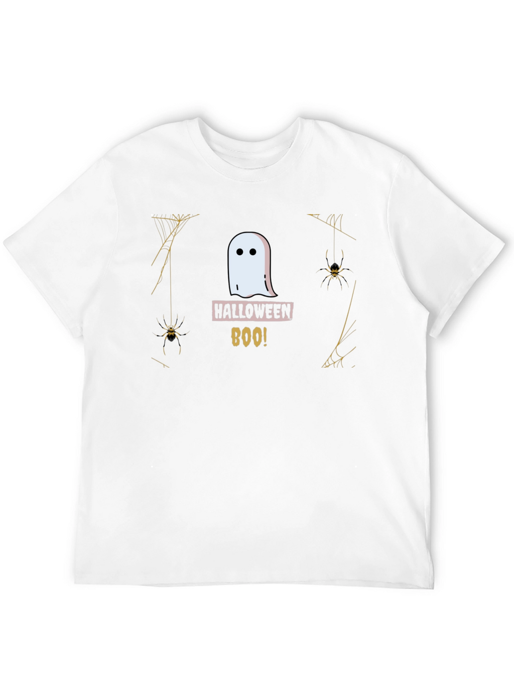 Halloween Ghost Boo! Black T-Shirt