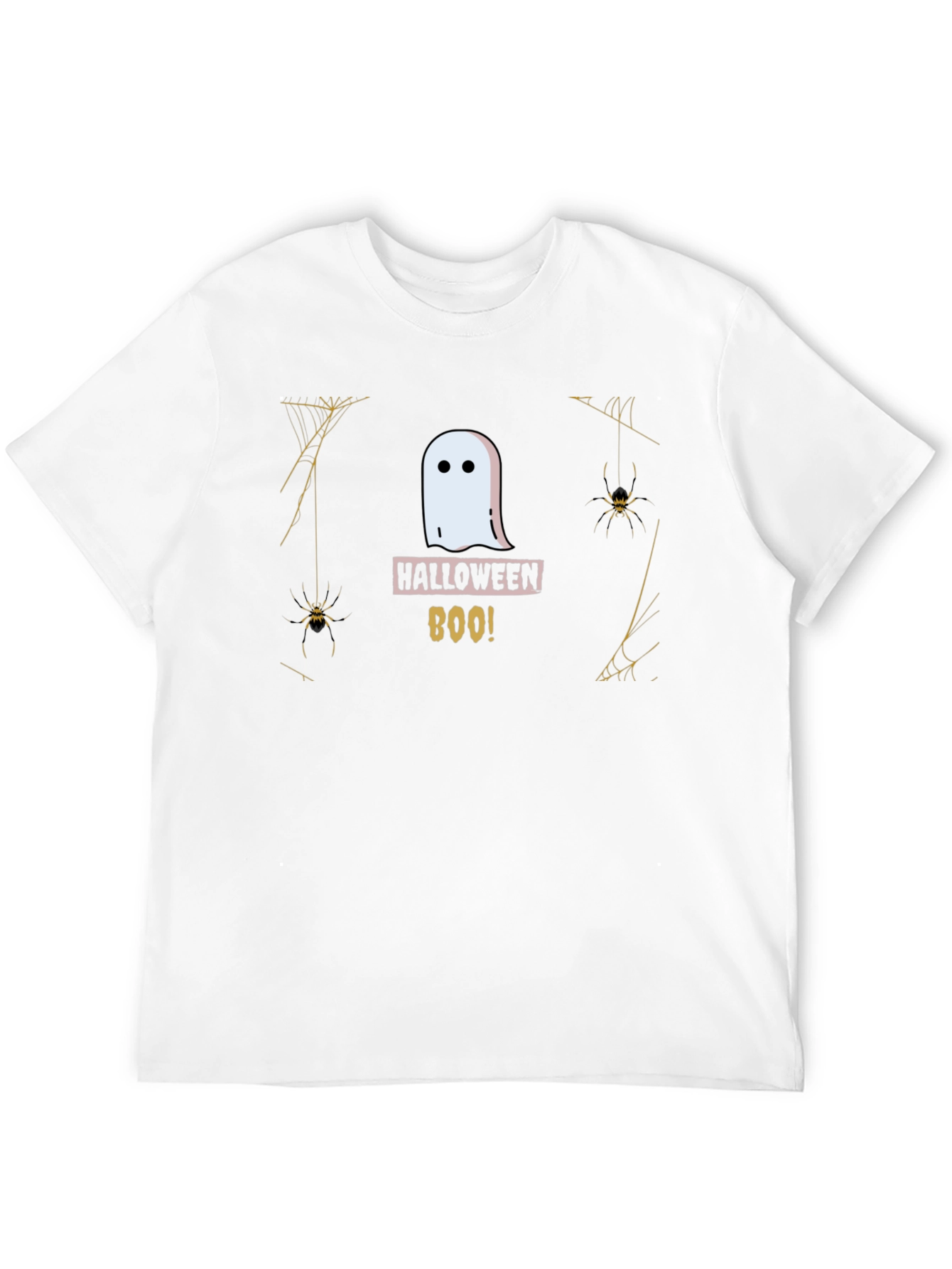 Halloween Ghost Boo! Black T-Shirt