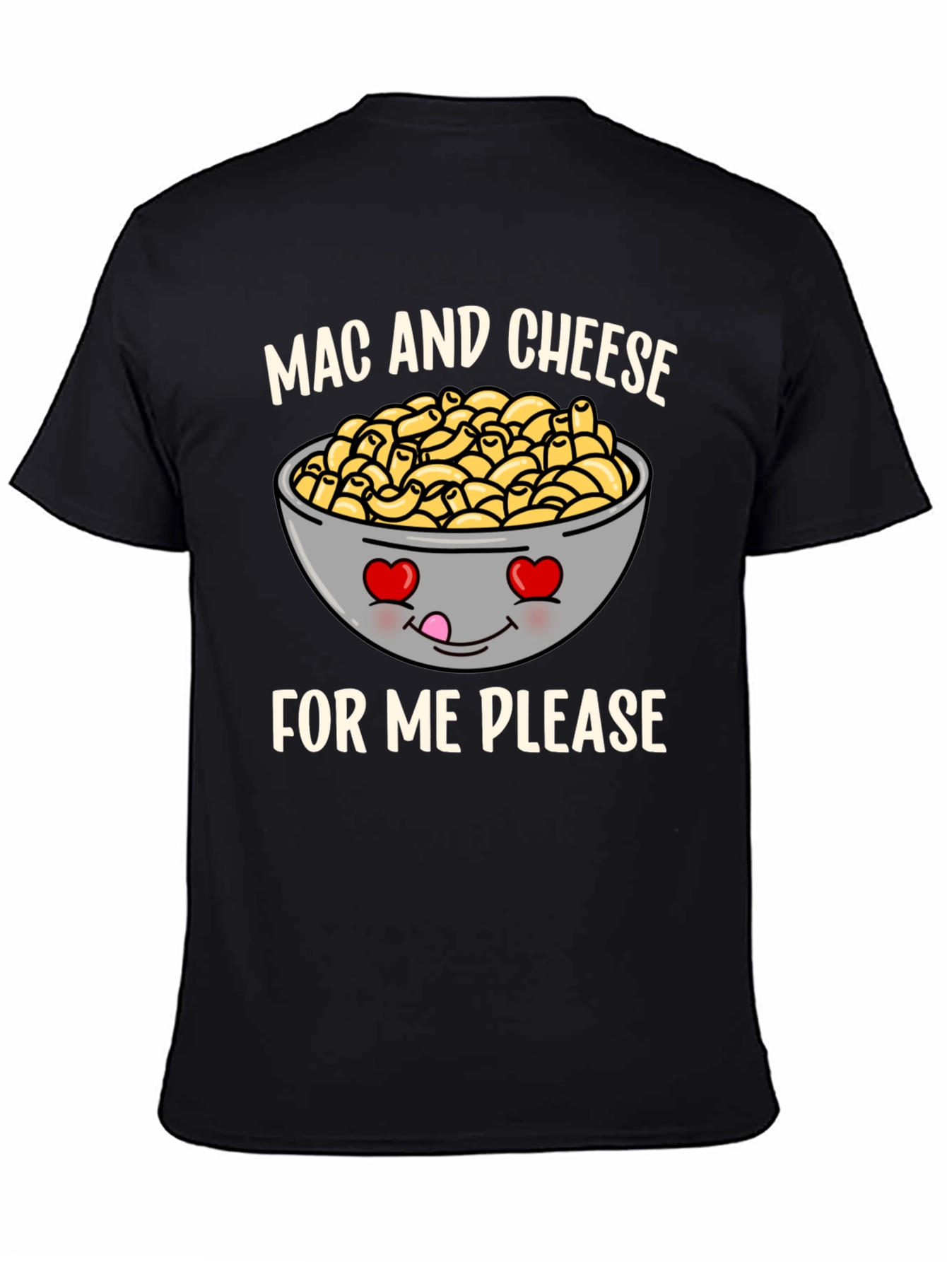 Mac and Cheese Please Funny Graphic T-Shirt