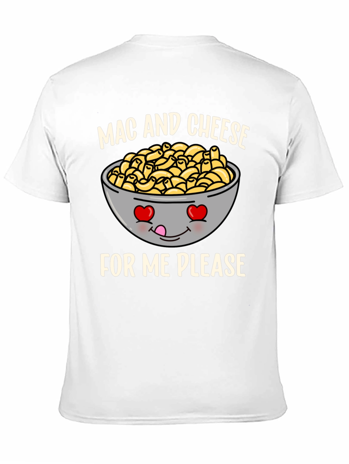 Mac and Cheese Please Funny Graphic T-Shirt