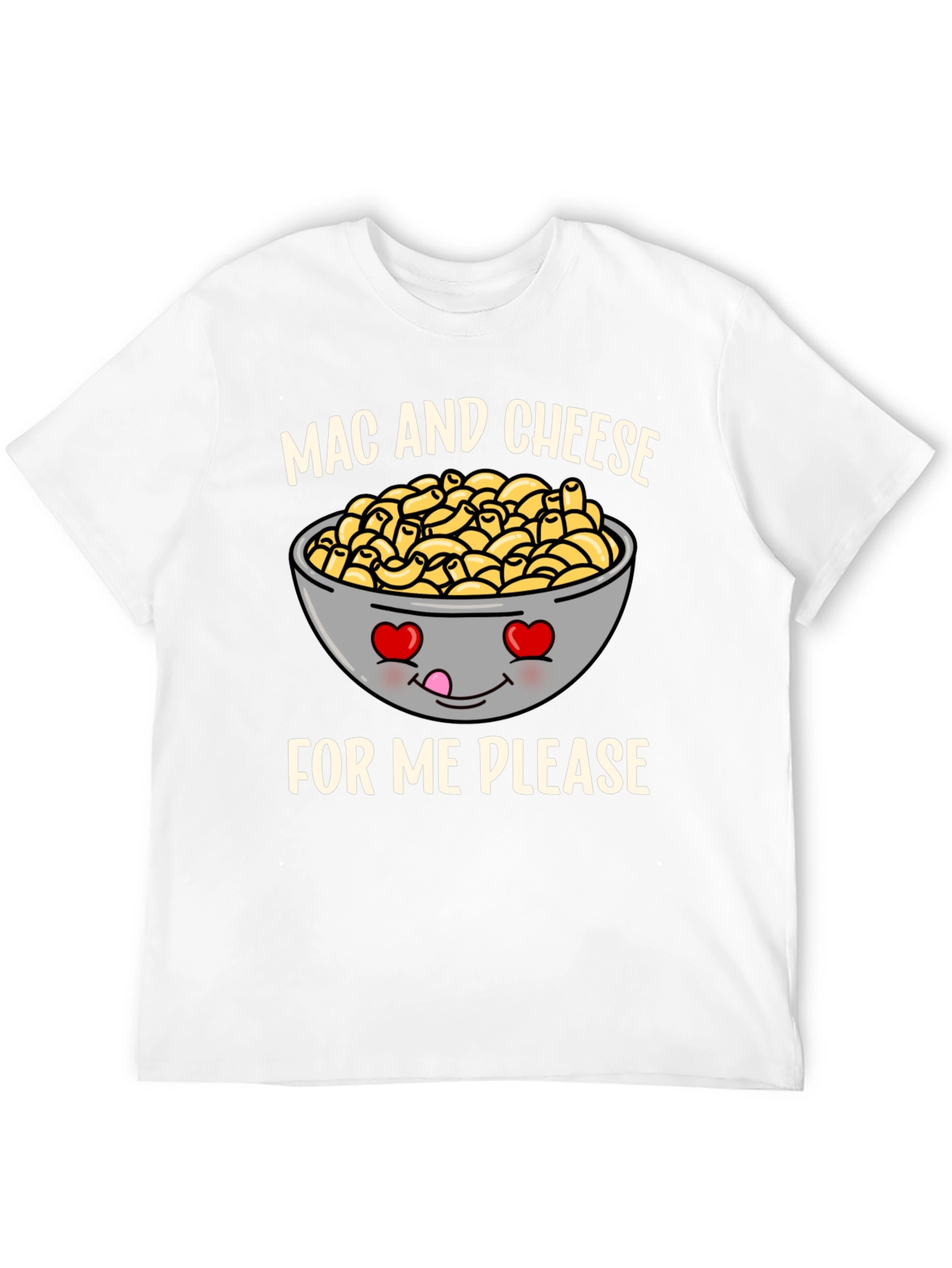 Mac and Cheese Please Funny Graphic T-Shirt