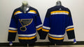 Men's St. Louis Blues Blue Breakaway Home Blank Jerseys