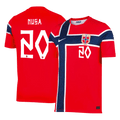 NUSA #20 Norway Home Soccer Jersey World Cup 2026 Red Front