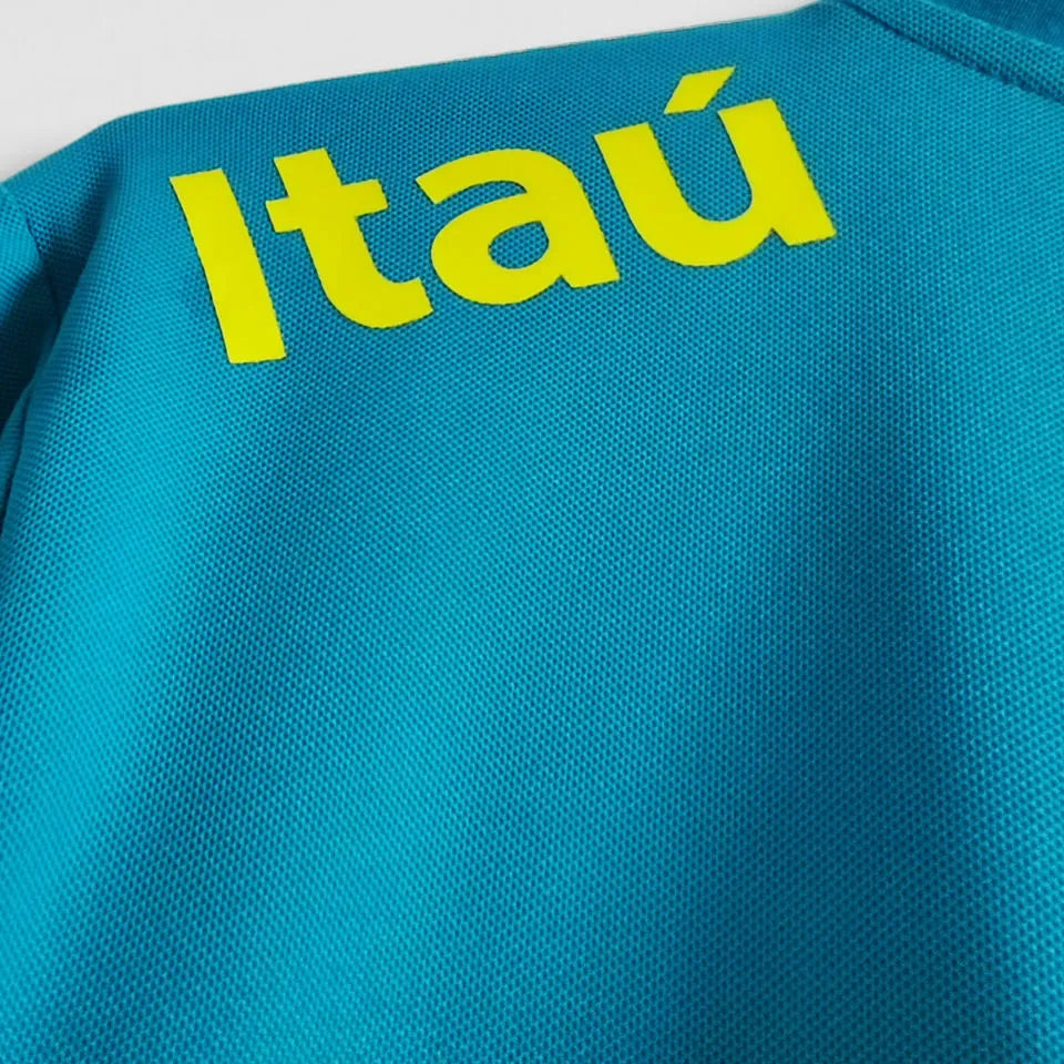 2021/22 Brazil Light Blue Soccer Jersey 圆领 Detail 4