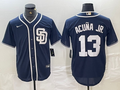 Men's San Diego Padres Manny Machado #13 Navy Limited Player Jerseys