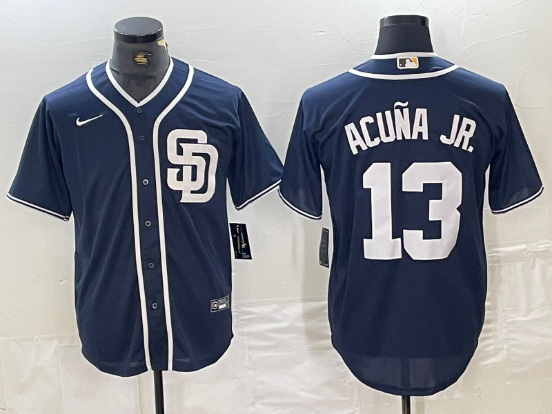Men's San Diego Padres Manny Machado #13 Navy Limited Player Jerseys