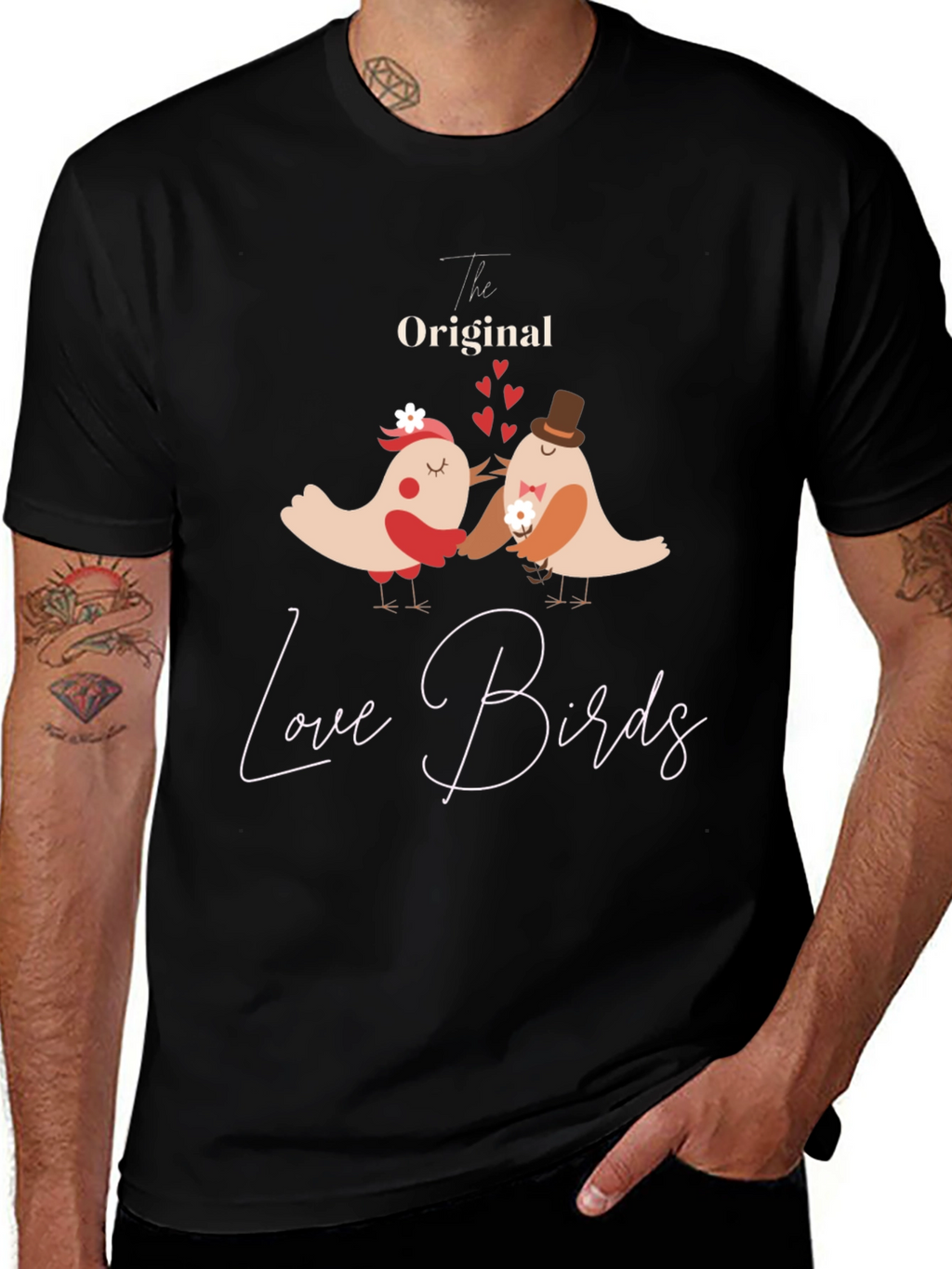 Original Love Birds Graphic T-Shirt