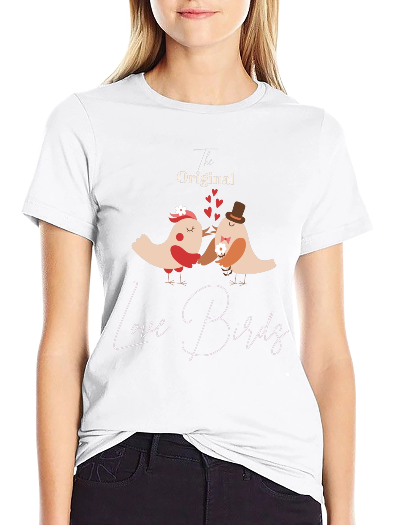 Original Love Birds Graphic T-Shirt