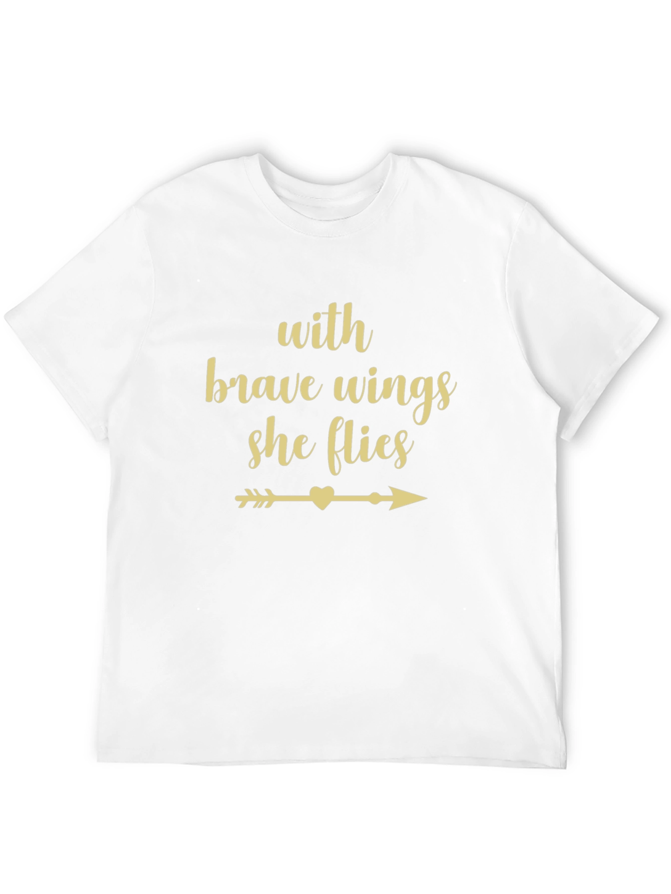 Brave Wings Tee - Inspirational Womens Shirt