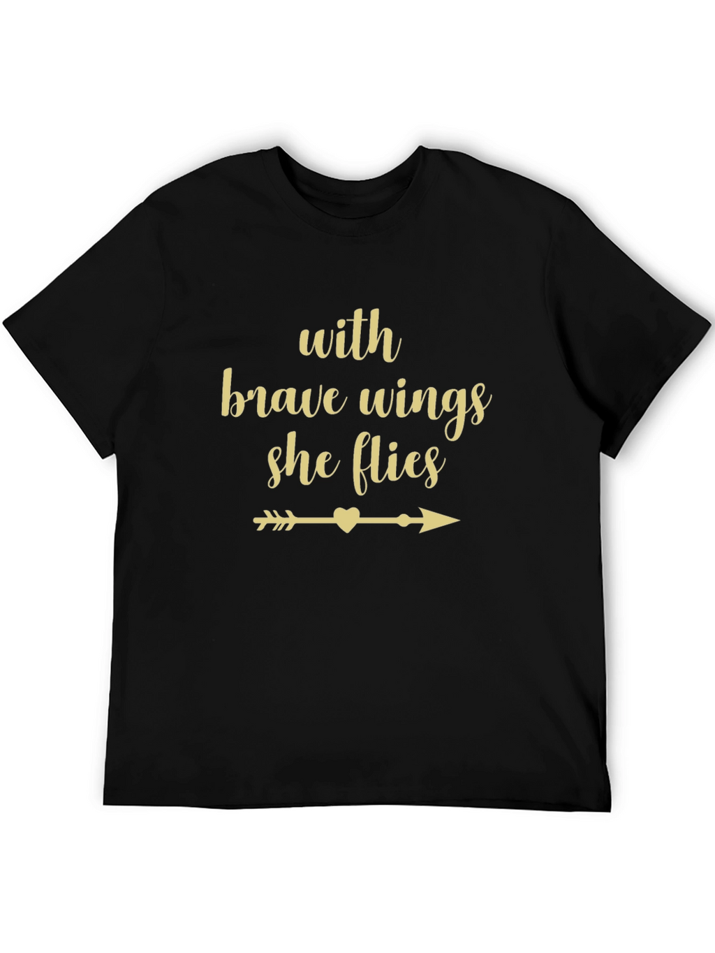 Brave Wings Tee - Inspirational Womens Shirt