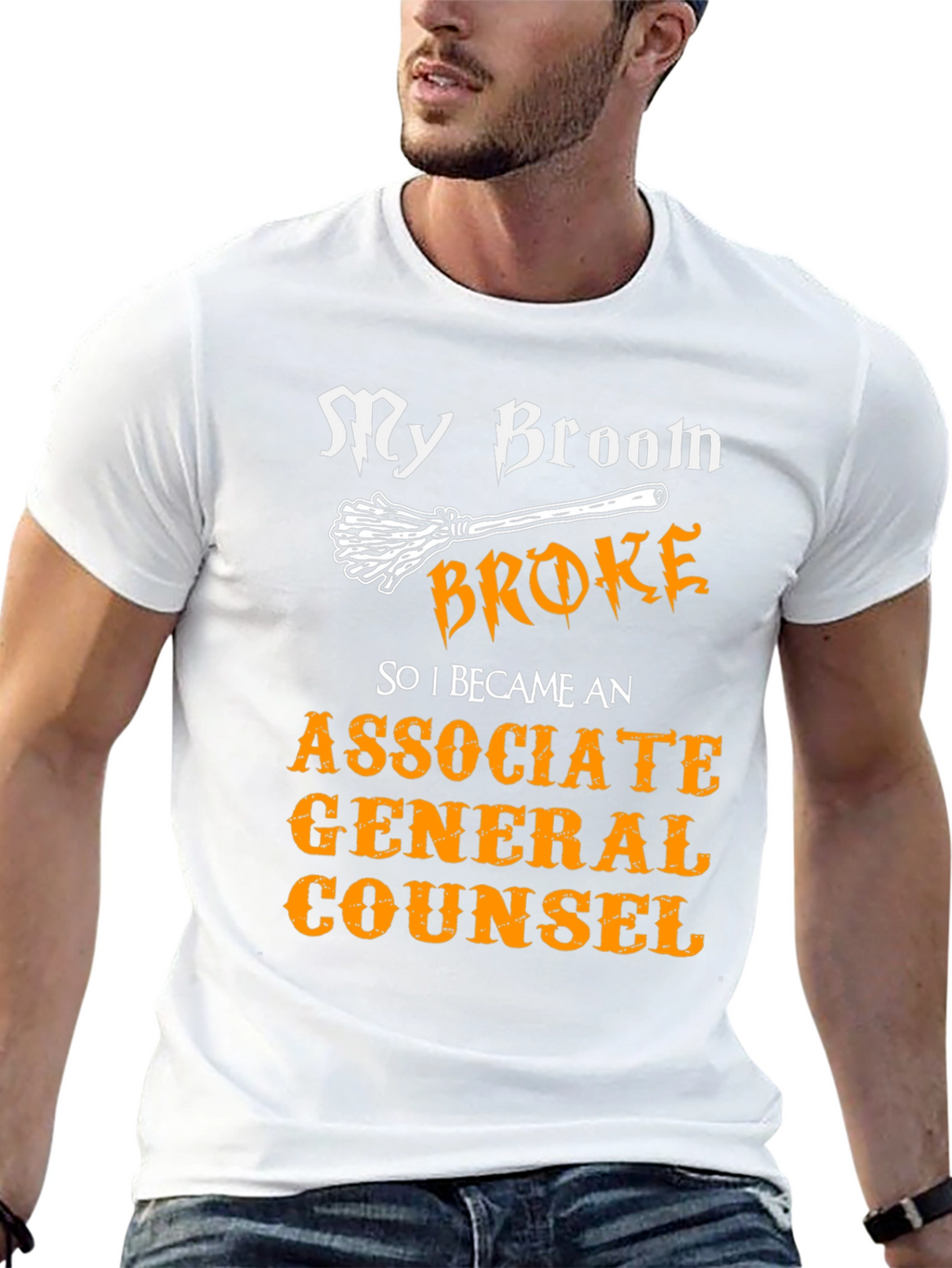 Broom Broke Funny Associate General Counsel T-Shirt