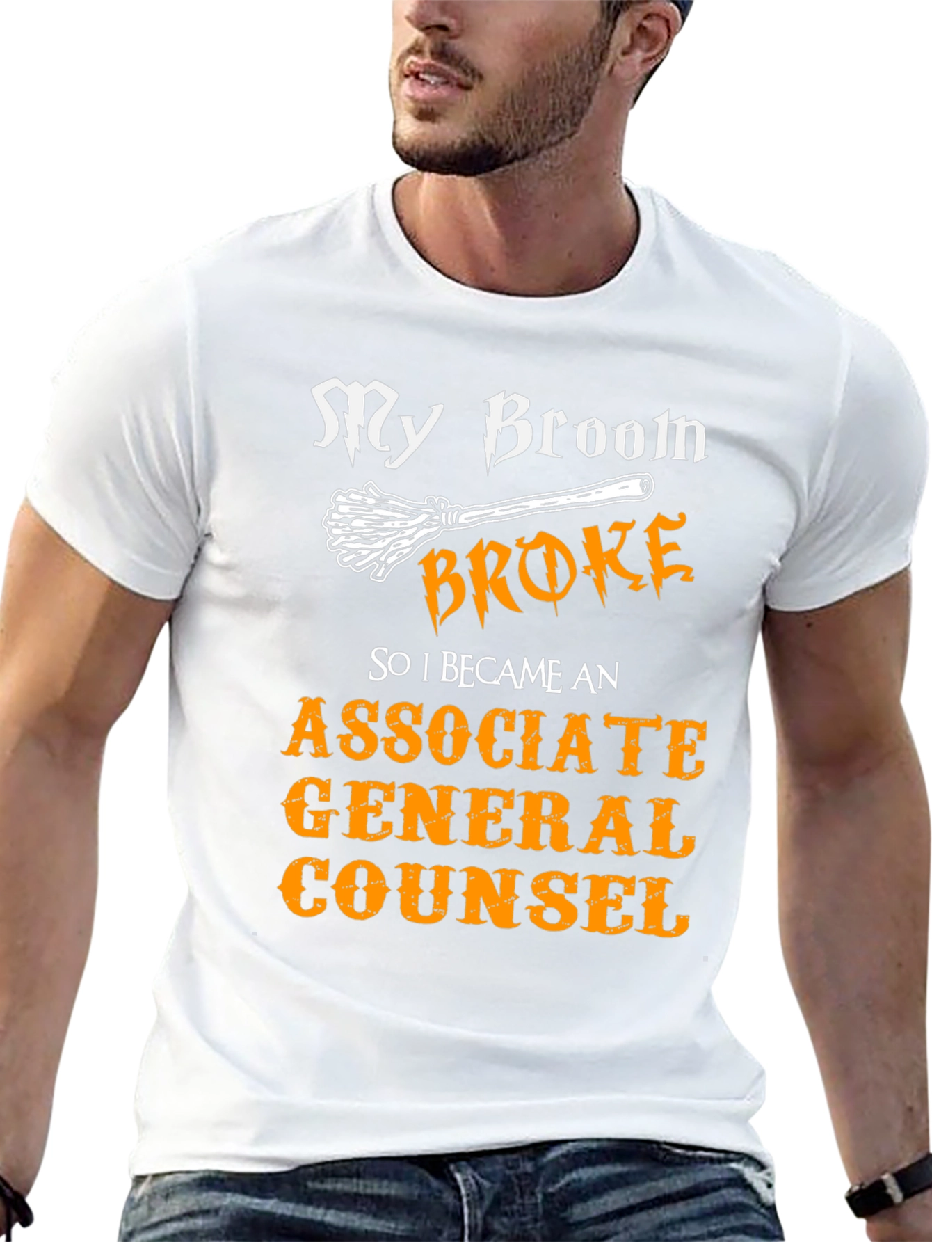 Broom Broke Funny Associate General Counsel T-Shirt