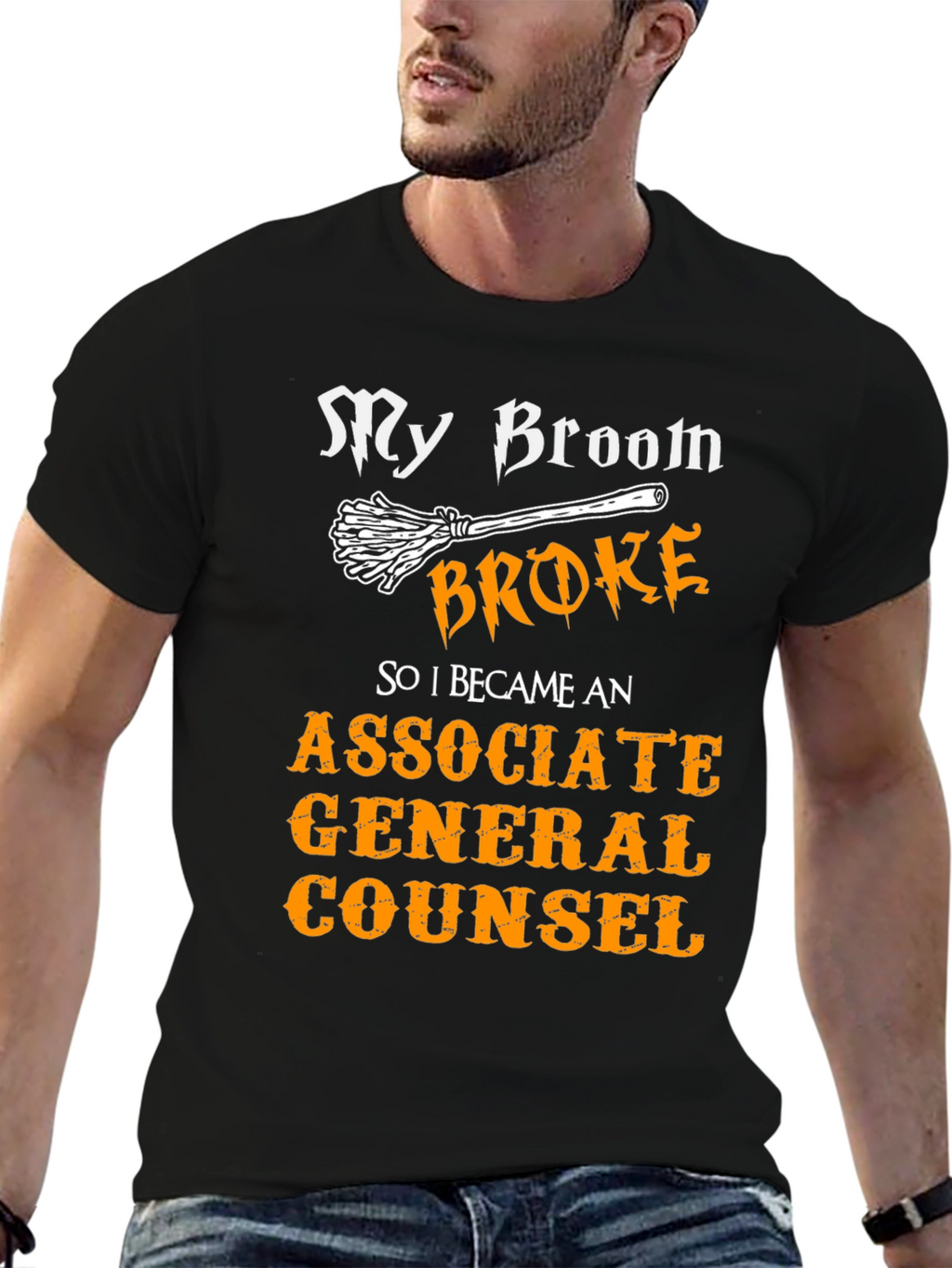 Broom Broke Funny Associate General Counsel T-Shirt