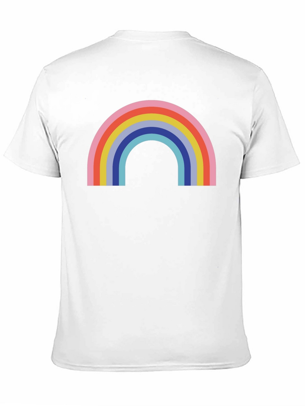 Retro Rainbow Graphic Tee - Classic Comfort