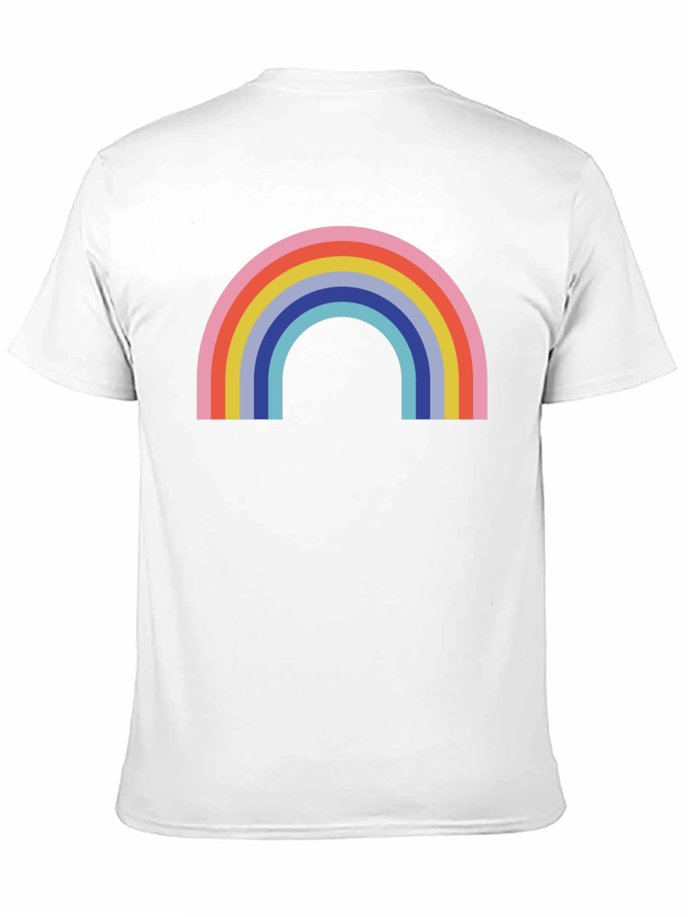 Retro Rainbow Graphic Tee - Classic Comfort