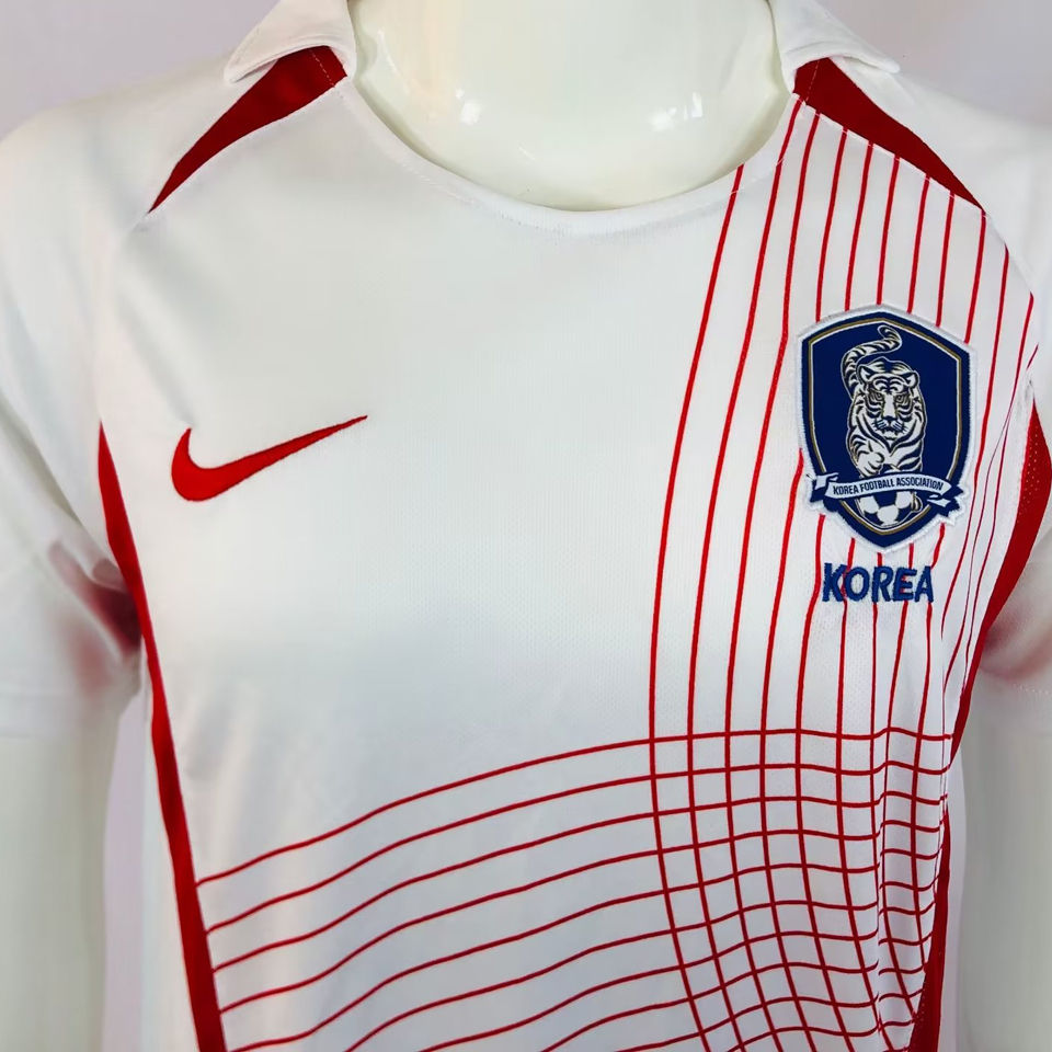 2002 South Korea Away White Retro Soccer Jersey Item NO.: 1730884 Detail 1