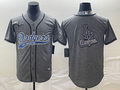 Men's Los Angeles Dodgers Gray Joint Edition Team Jerseys