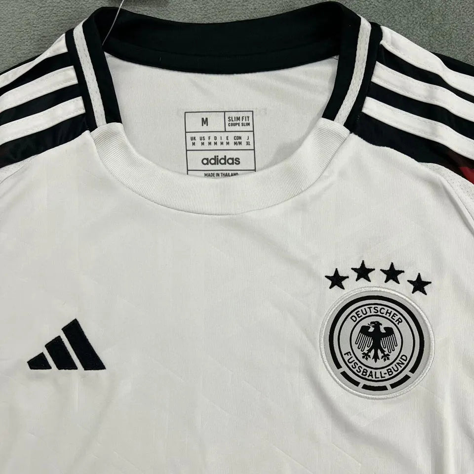 2024/25 Germany Home White Women Soccer Jersey 女 Detail 1