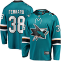 Men's San Jose Sharks Mario Ferraro #38 Teal Breakaway Player Jerseys