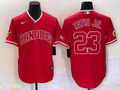 Men's San Diego Padres Fernando Tatis Jr. #23 Red Replica Player Jerseys
