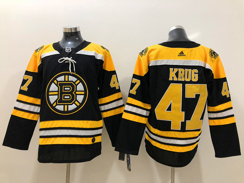Men's Boston Bruins Torey Krug #47 Black Player Game Jerseys