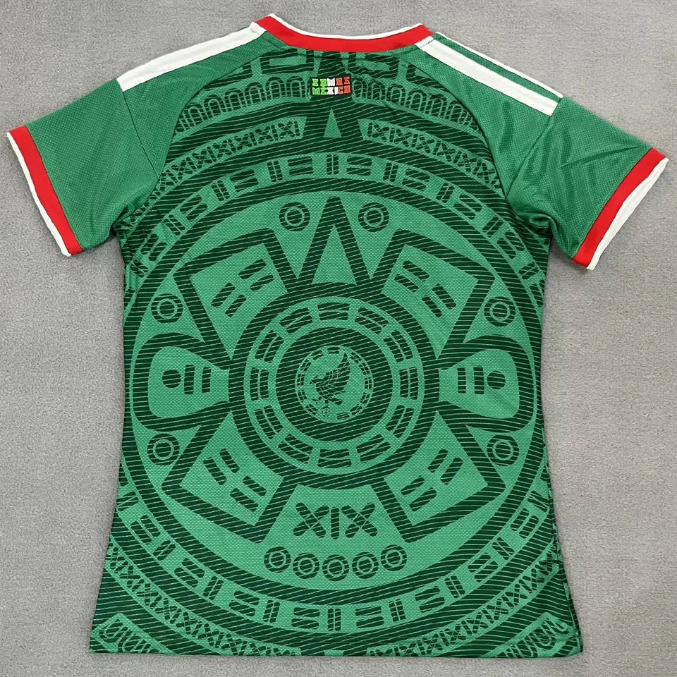 2026/27 Mexico Home Green Women Soccer Jersey 女 Back