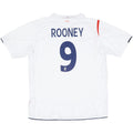 Rooney #9 Retro England Home Jersey World Cup 2006 Front