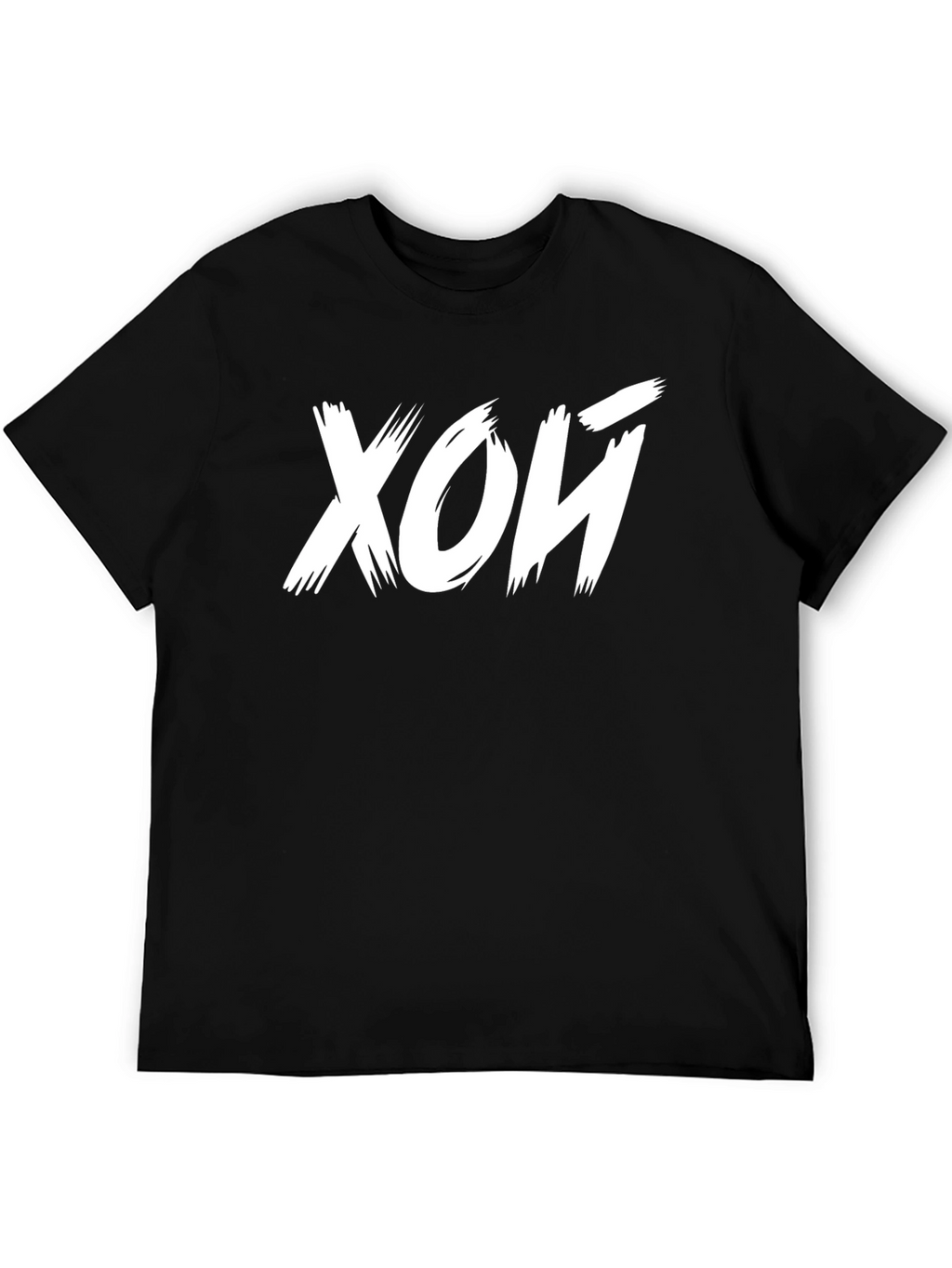 Black T-Shirt with White Lettering