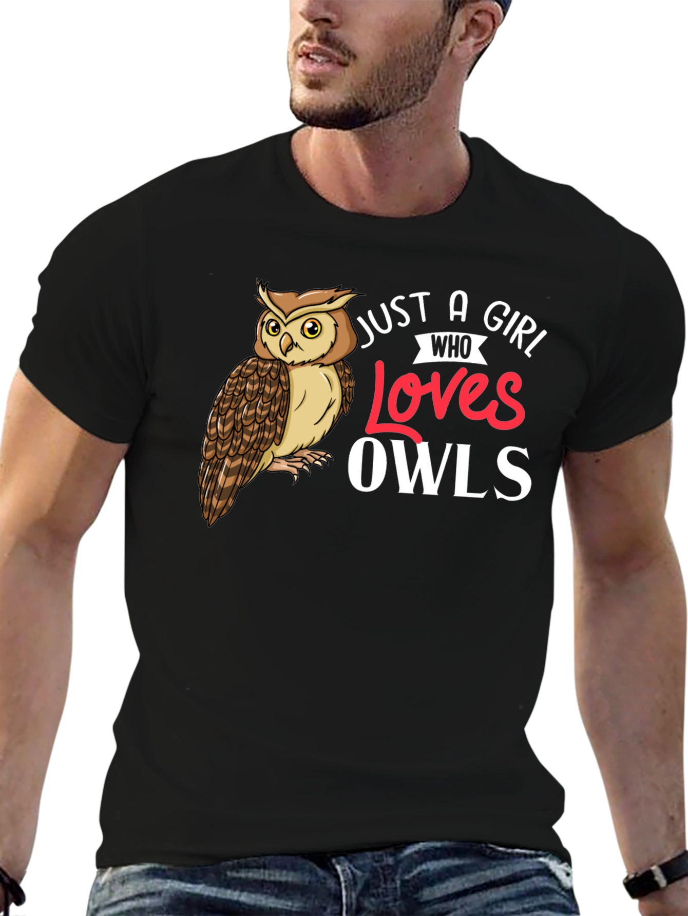 Just A Girl Who Loves Owls T-Shirt