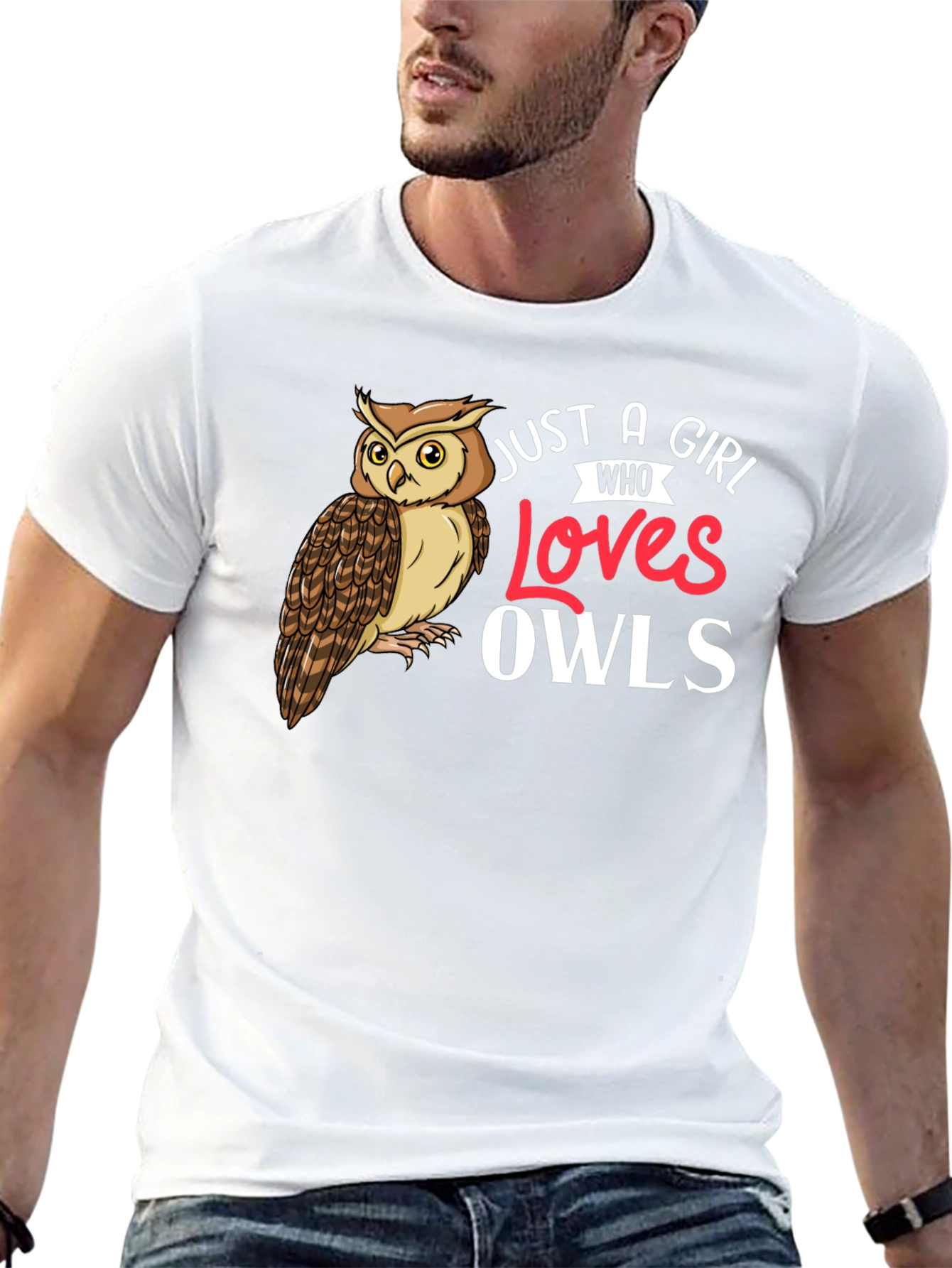 Just A Girl Who Loves Owls T-Shirt