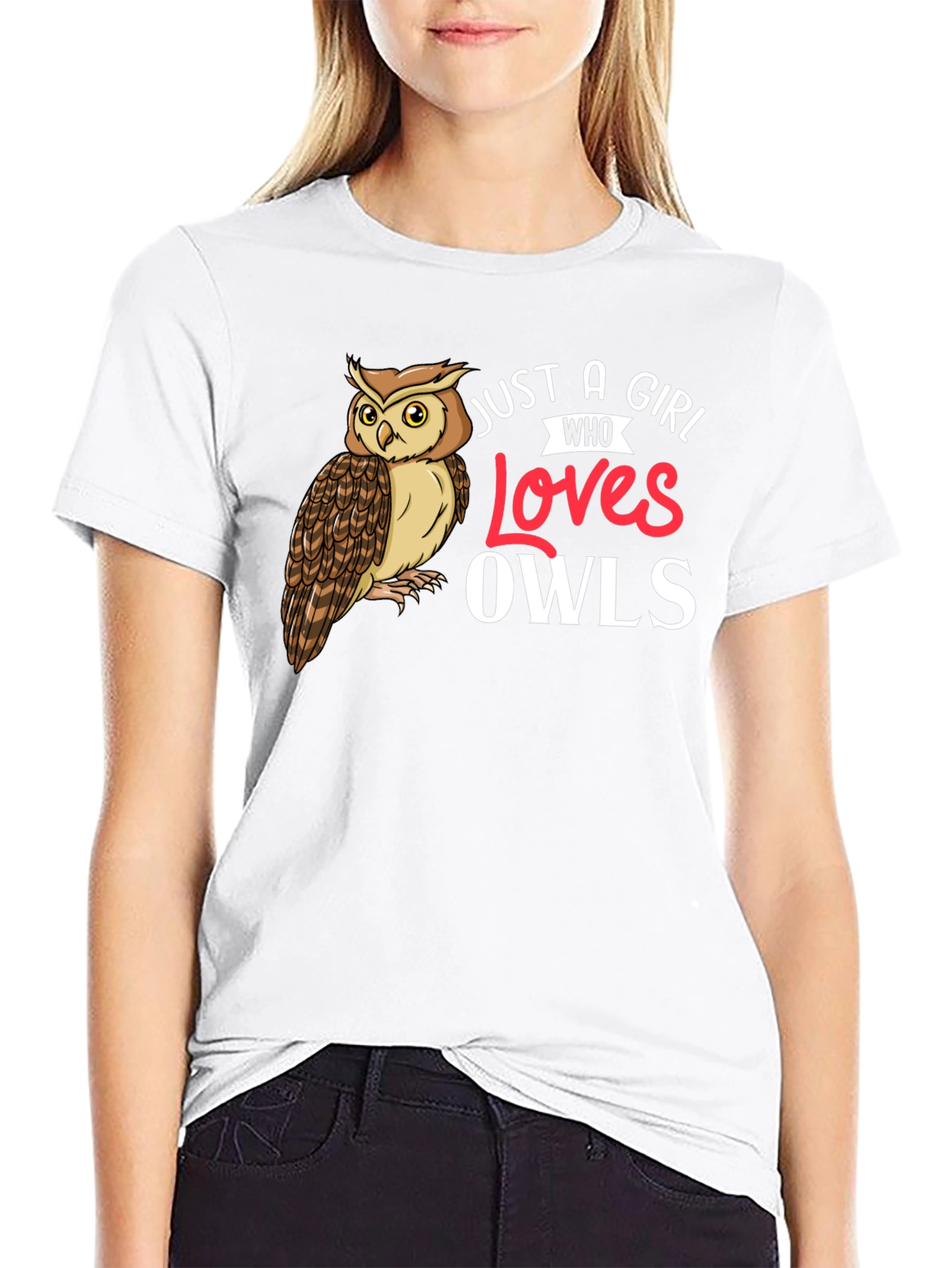 Just A Girl Who Loves Owls T-Shirt