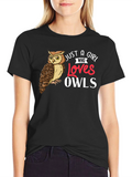 Just A Girl Who Loves Owls T-Shirt