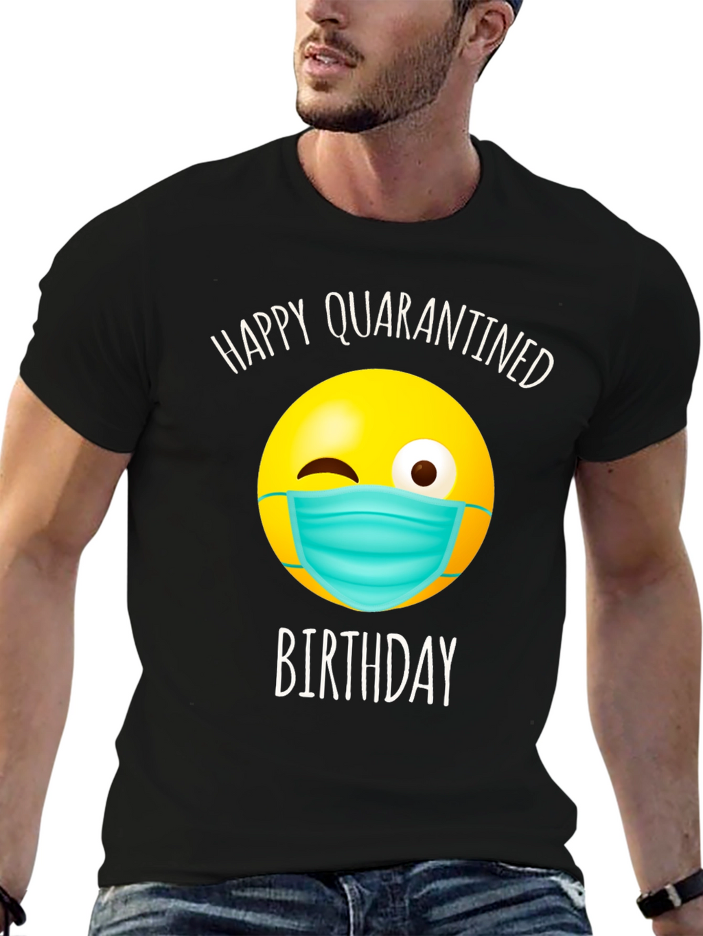 Quarantine Birthday T-Shirt - Novelty Graphic Tee