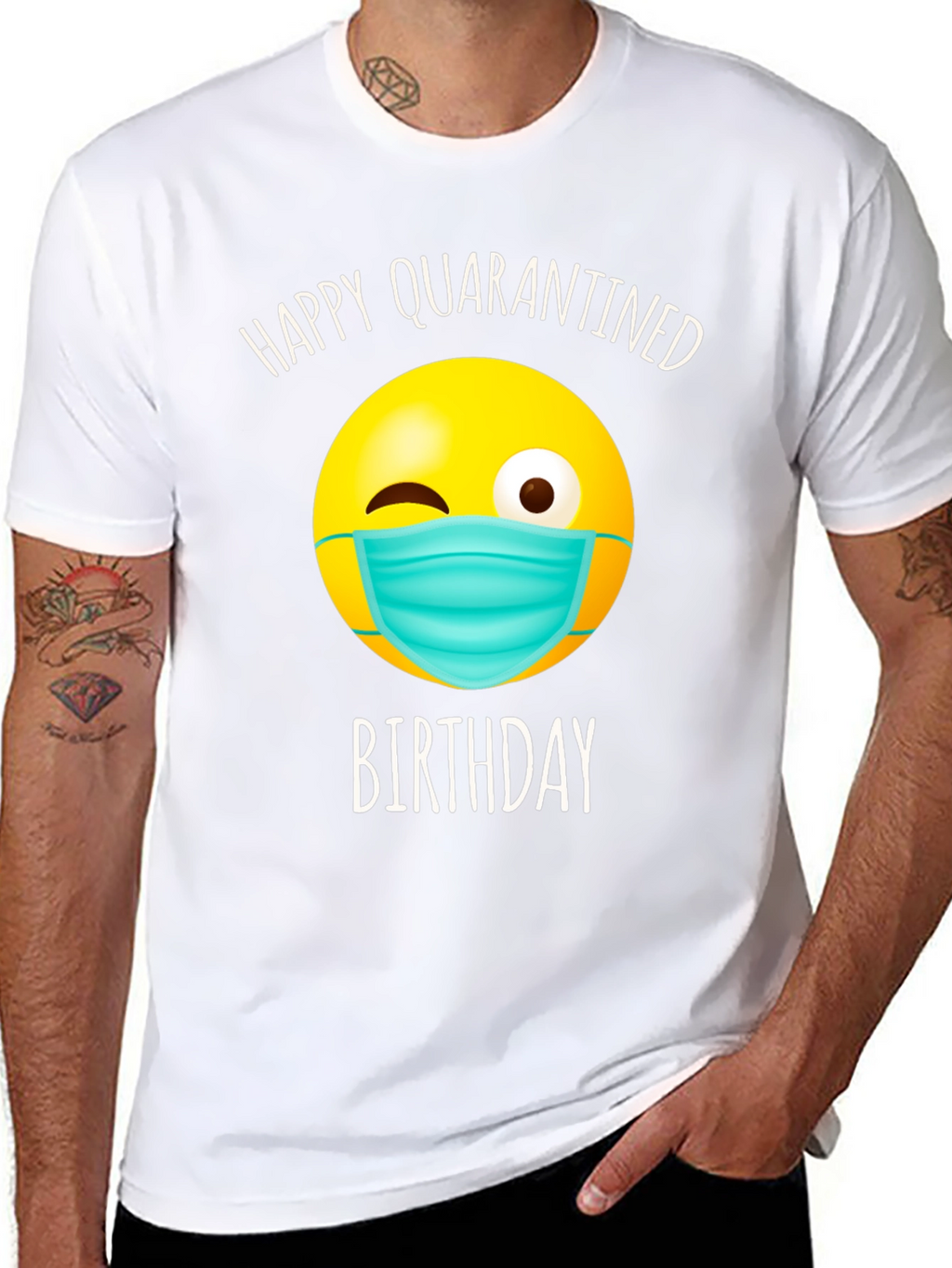Quarantine Birthday T-Shirt - Novelty Graphic Tee