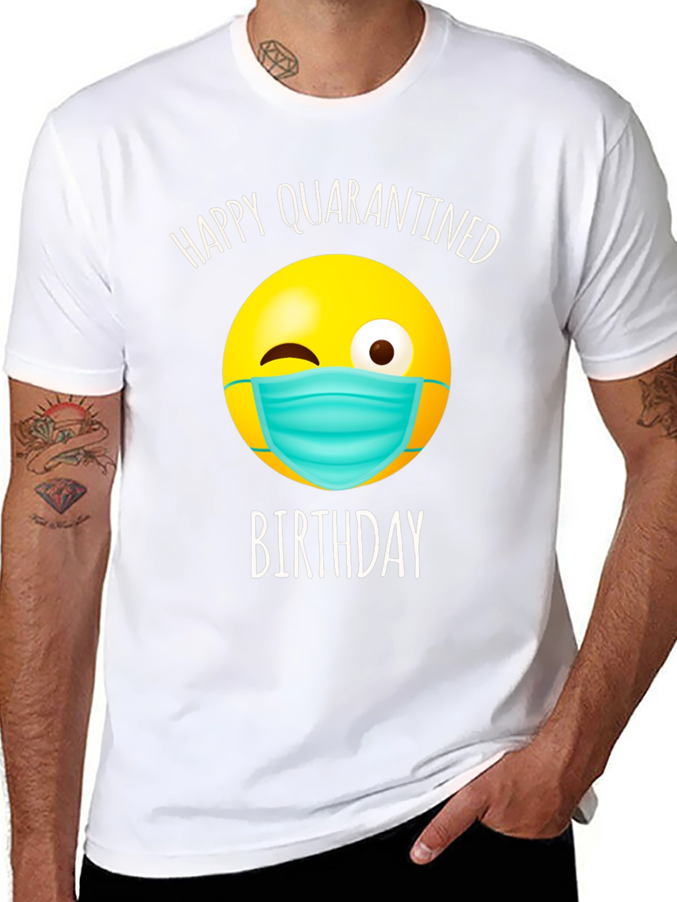 Quarantine Birthday T-Shirt - Novelty Graphic Tee