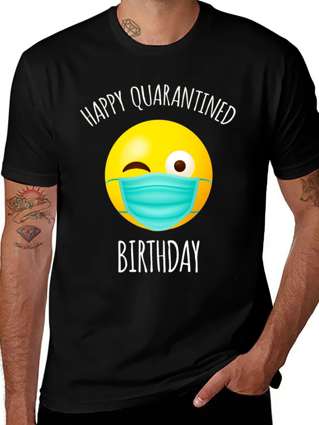 Quarantine Birthday T-Shirt - Novelty Graphic Tee