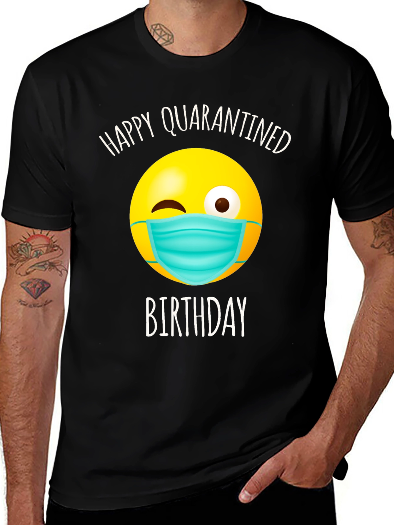 Quarantine Birthday T-Shirt - Novelty Graphic Tee