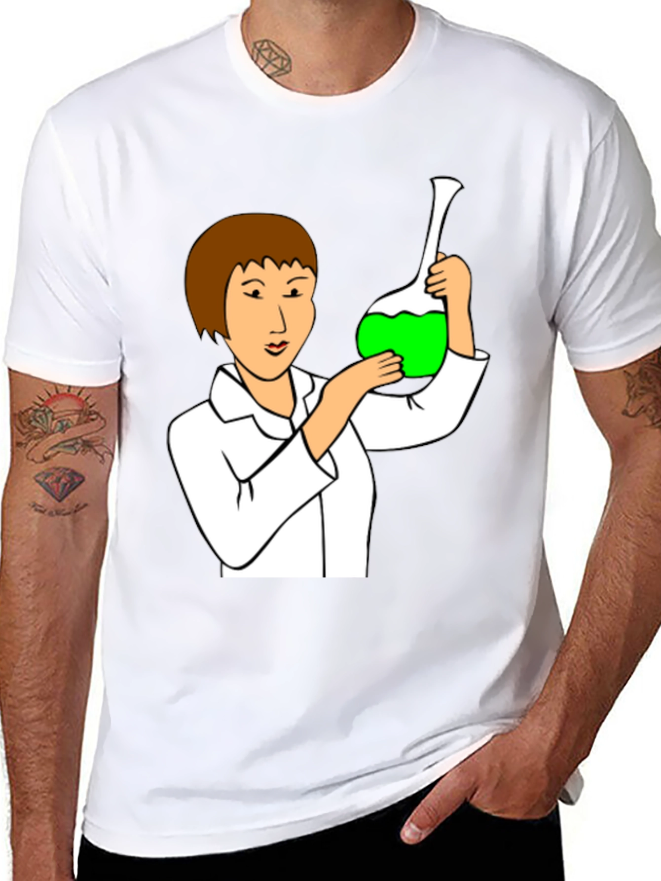 Scientist Graphic T-Shirt - Lab Experiment Tee