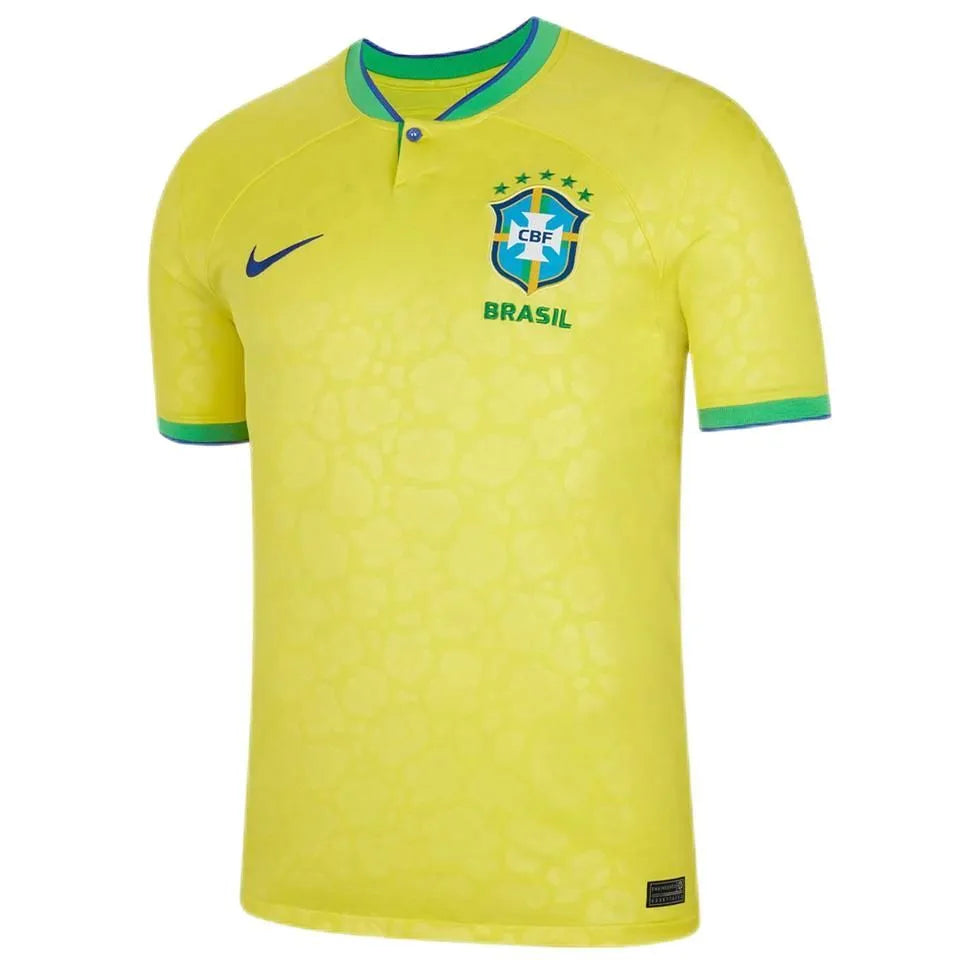 NEYMAR JR #10 Brazil Home 1:1 Yellow Fans Jersey 2022/23 ★★ Back