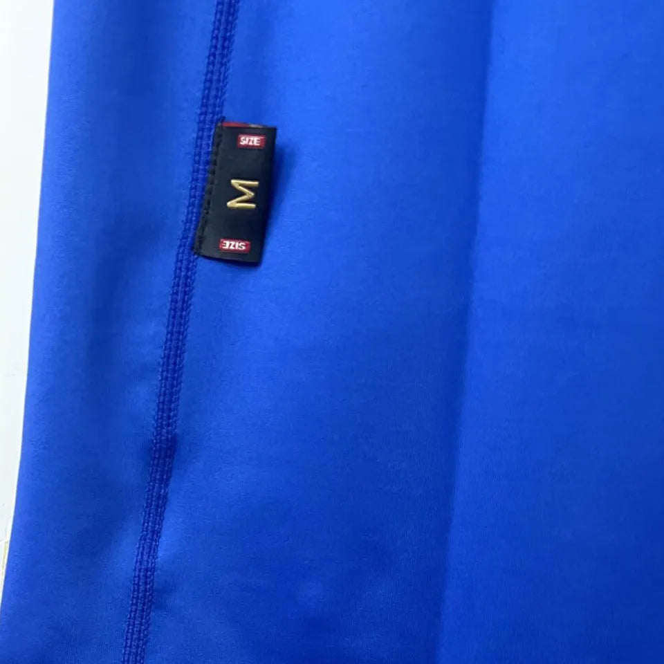 2000 Italy Home Blue Retro Soccer Jersey Detail 4