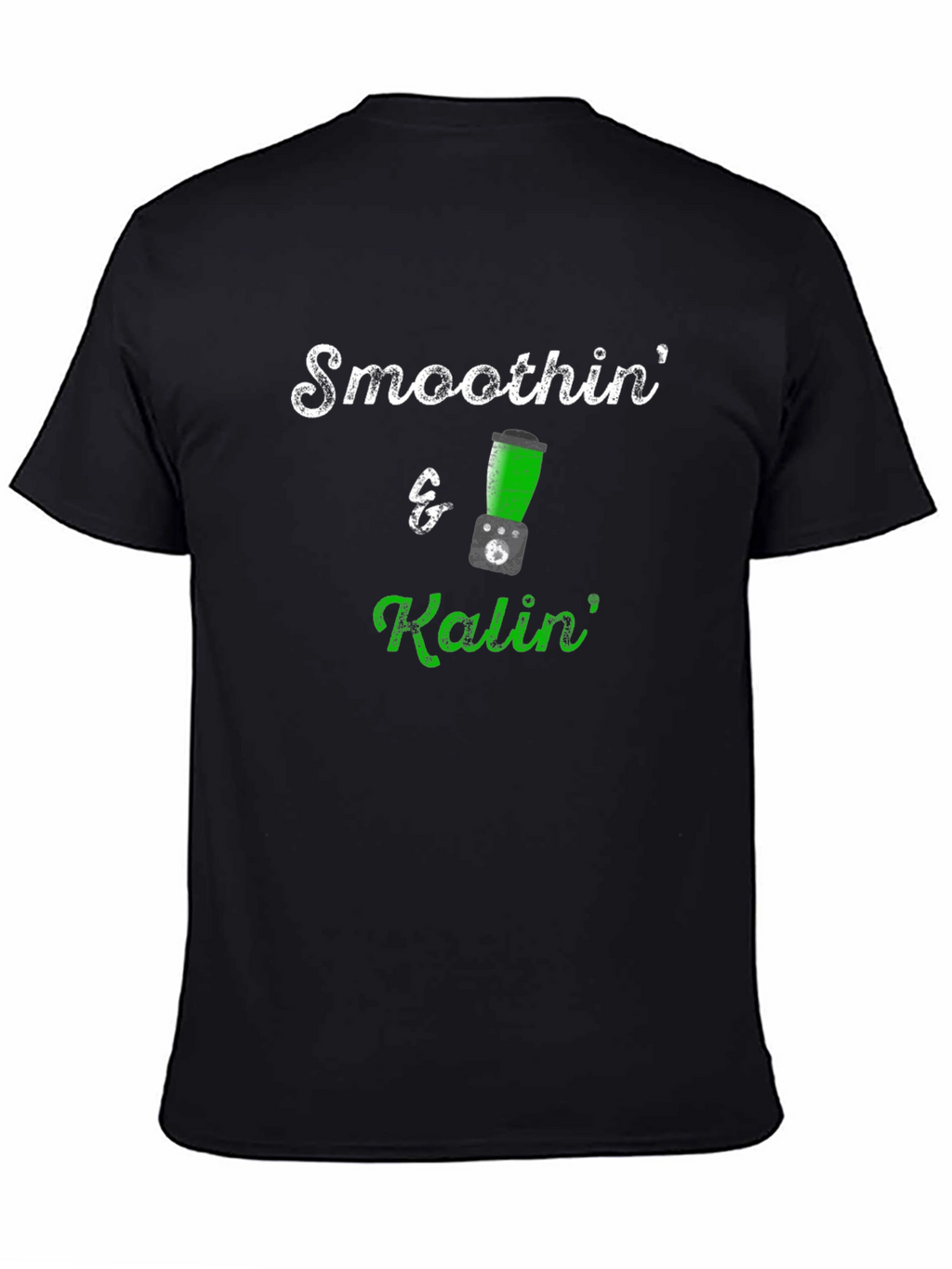 Smoothin & Kalin T-Shirt - Black Crew Neck Tee