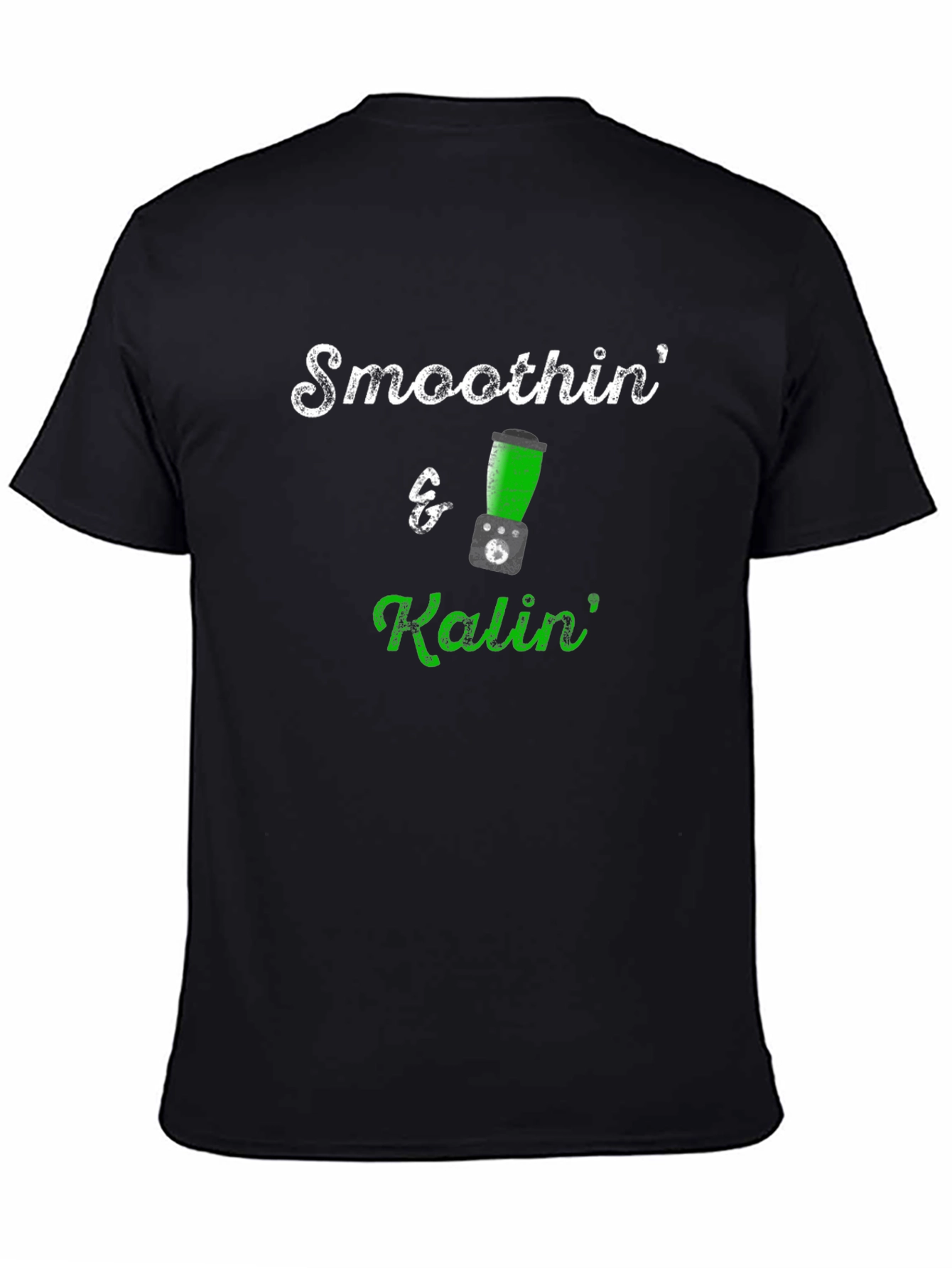 Smoothin & Kalin T-Shirt - Black Crew Neck Tee