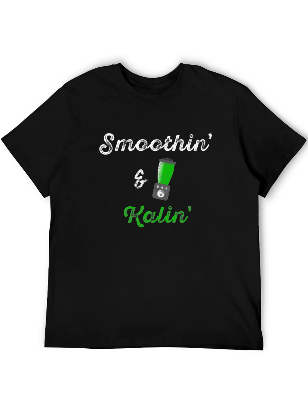 Smoothin & Kalin T-Shirt - Black Crew Neck Tee