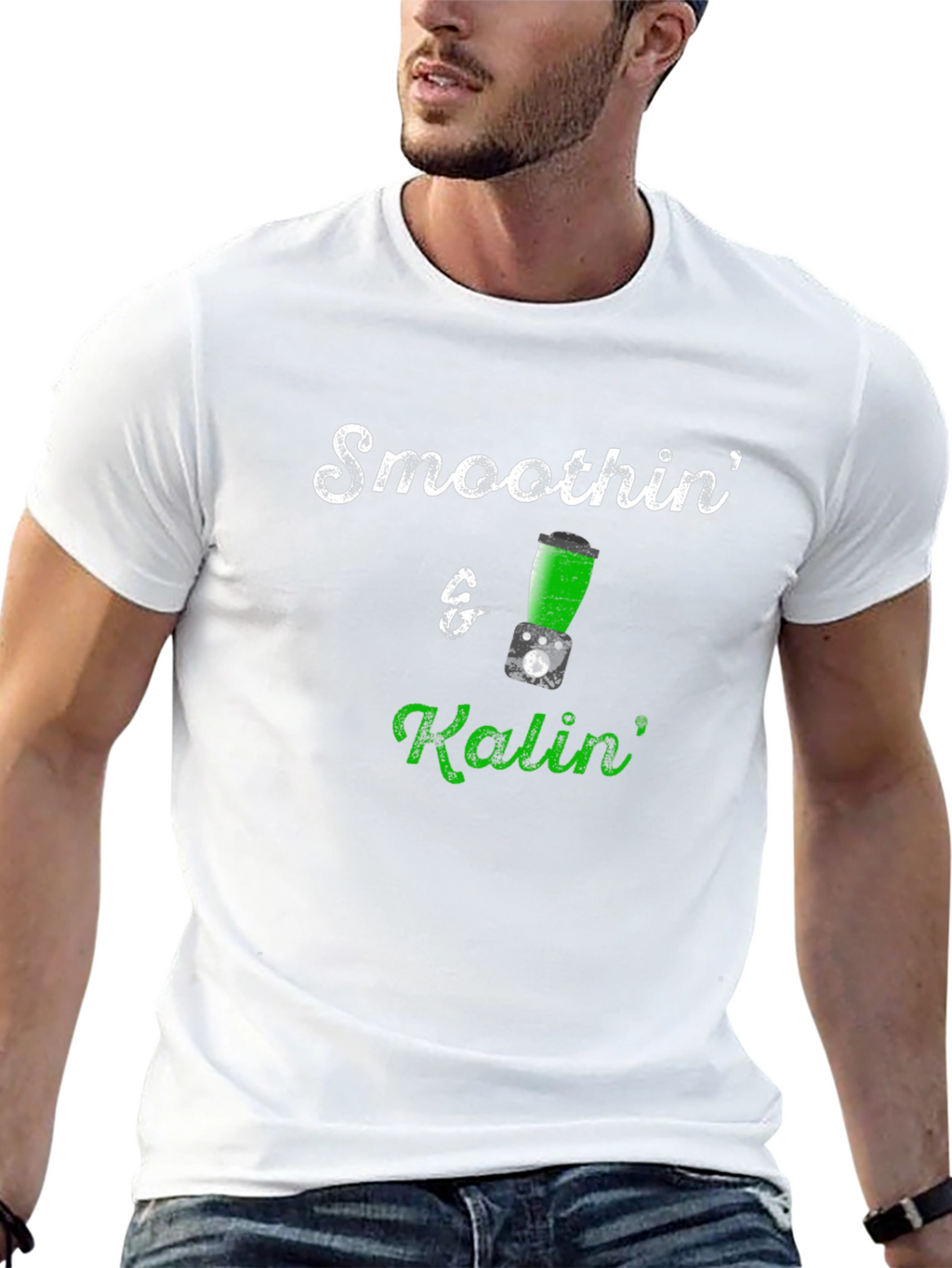 Smoothin & Kalin T-Shirt - Black Crew Neck Tee