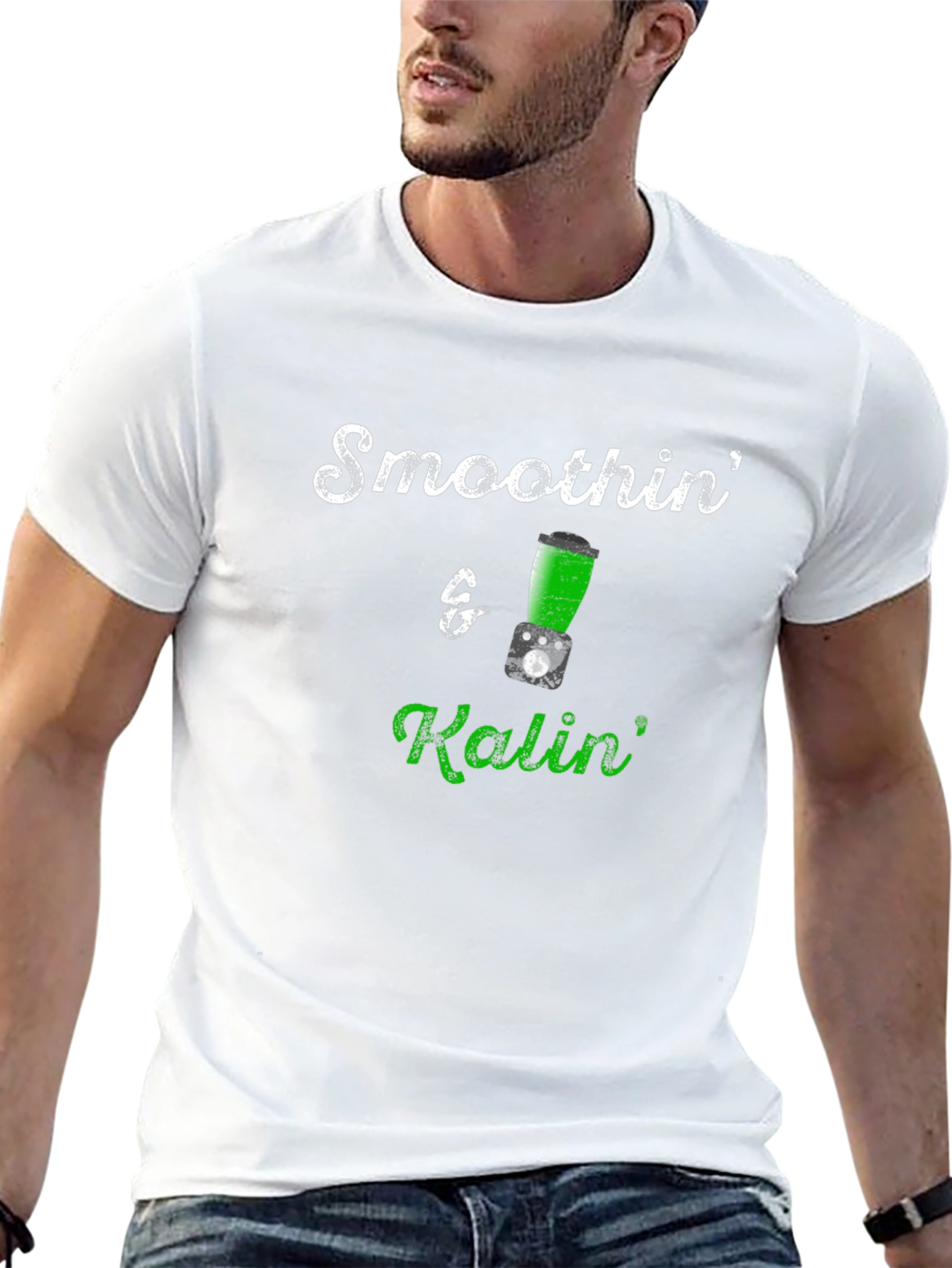 Smoothin & Kalin T-Shirt - Black Crew Neck Tee