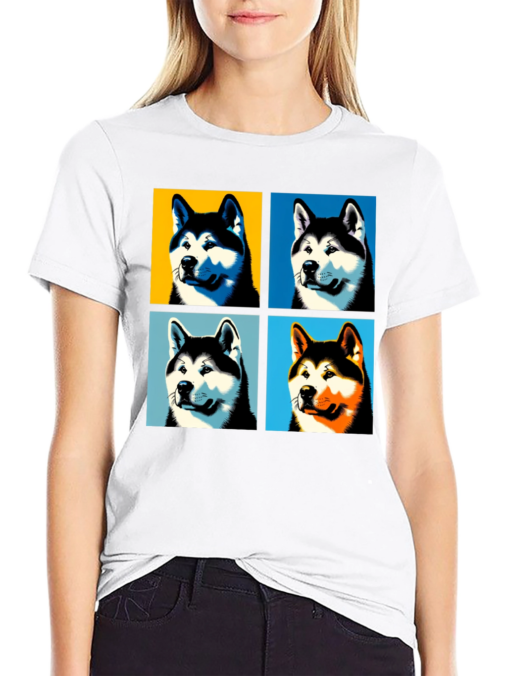 Pop Art Dog T-Shirt - Unique Graphic Tee