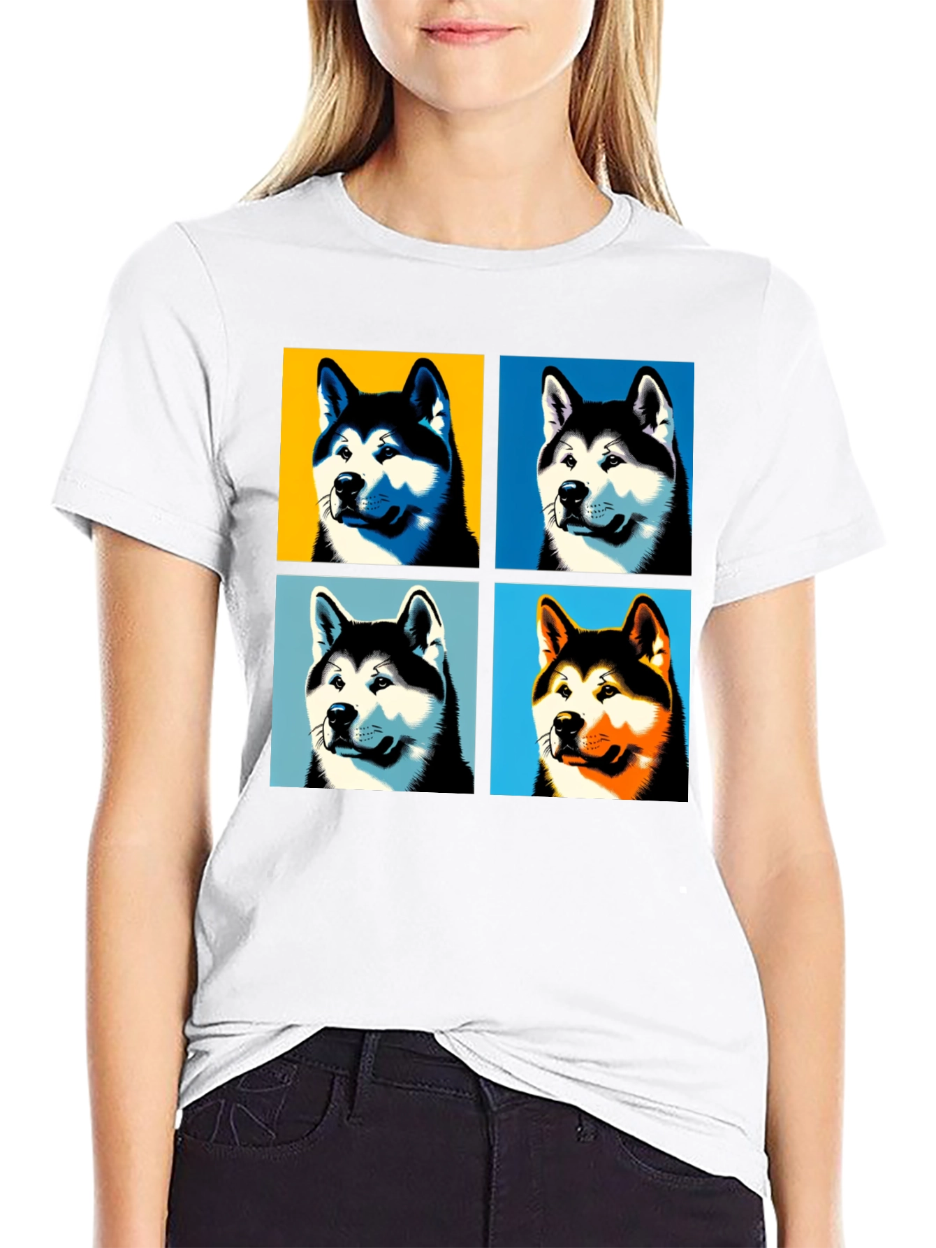 Pop Art Dog T-Shirt - Unique Graphic Tee