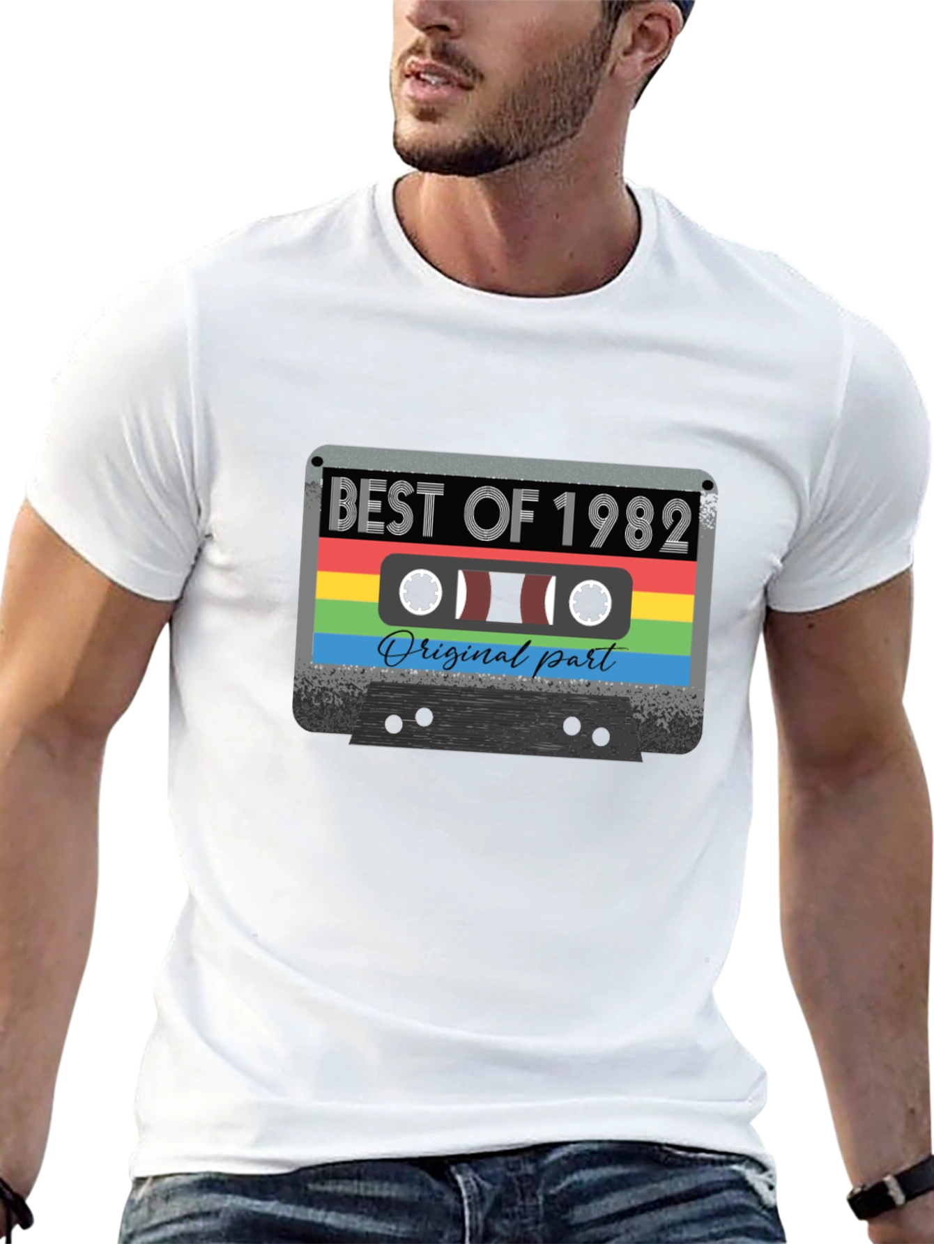 Best of 1982 Cassette Tape Graphic T-Shirt