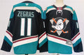 Men's Anaheim Ducks Trevor Zegras #11 Black Game Jerseys